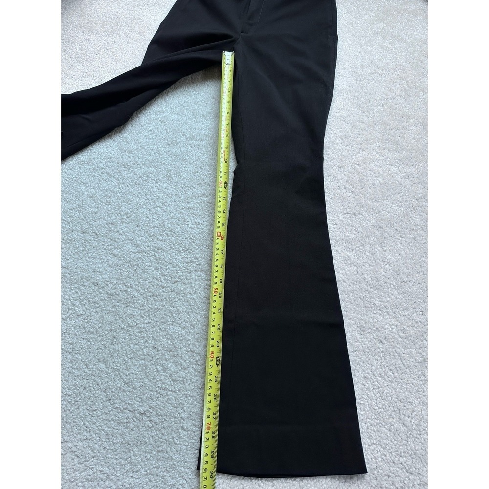 Banana Republic Cotton Blend Flare Pants 0 Tall Black - Picture 9 of 10